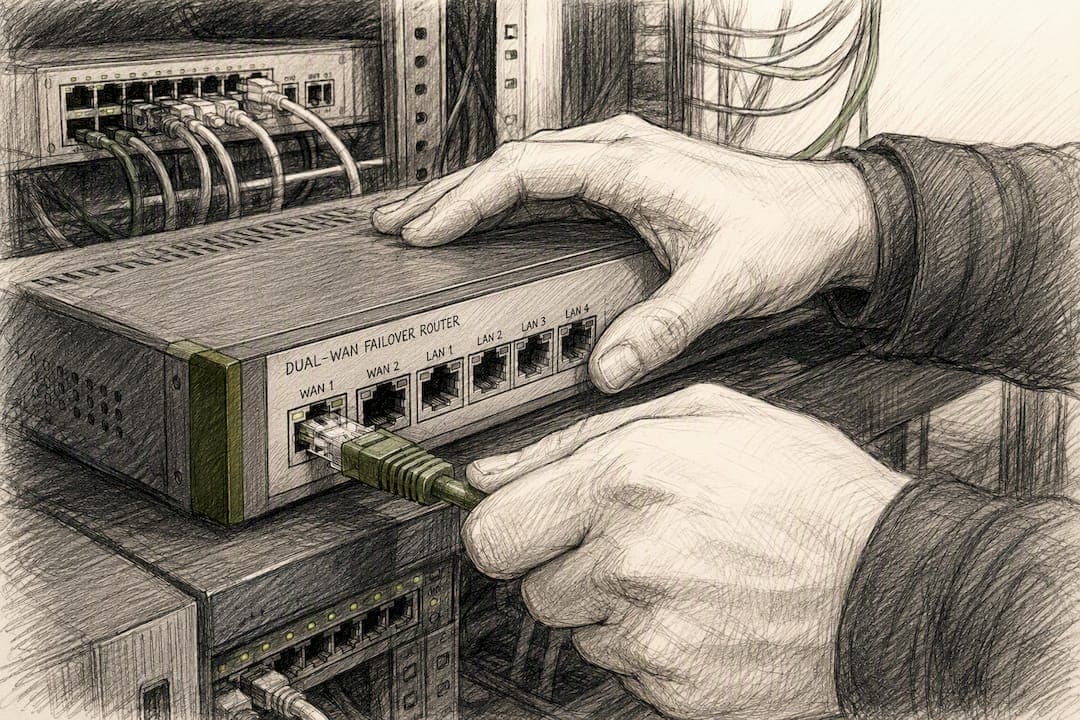 Dual WAN Failover: How Automatic Internet Backup Works